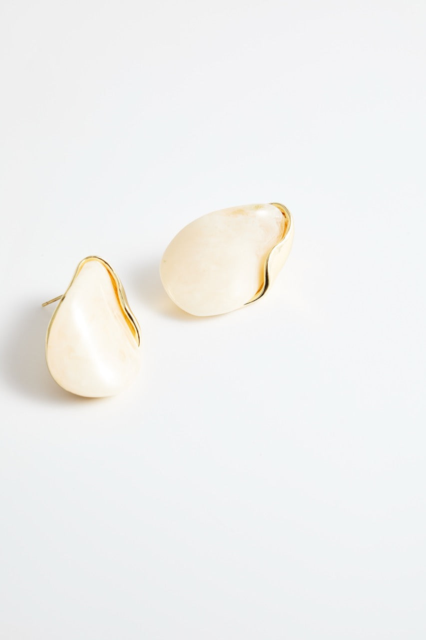 Teardrop Stud Earrings