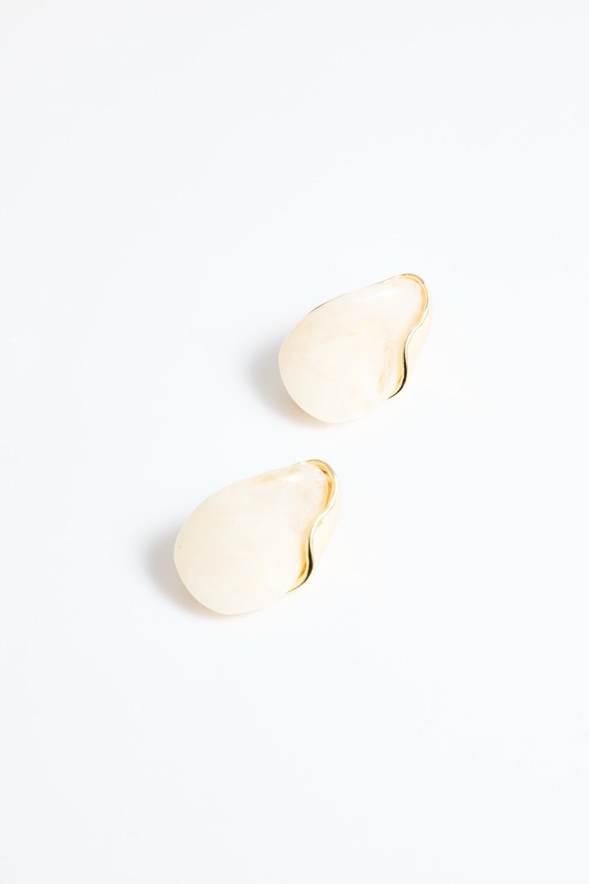 Teardrop Stud Earrings