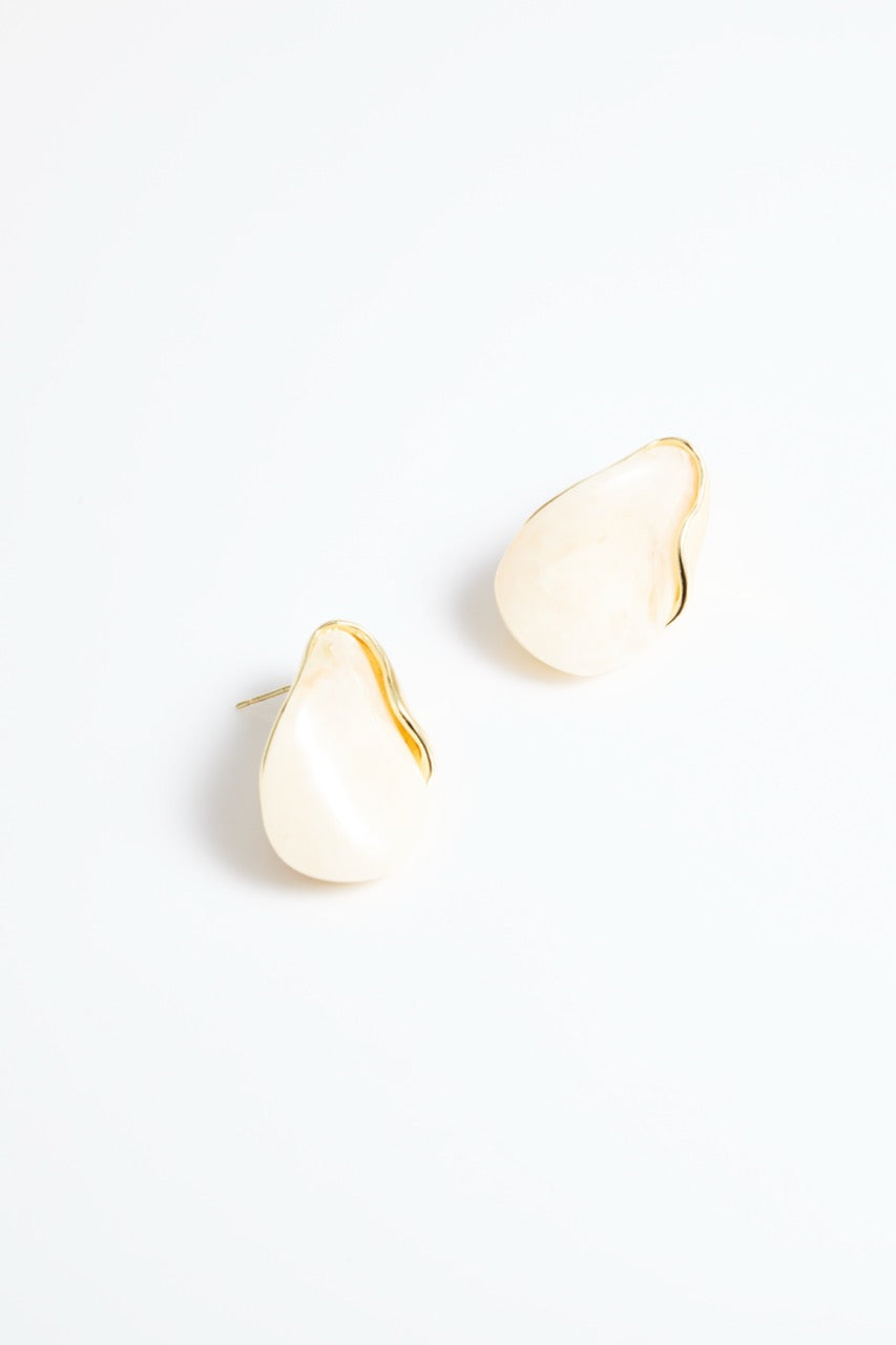 Teardrop Stud Earrings