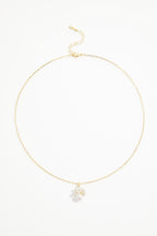 Gold-Plated Necklace & Earrings set with Pearl design for Women