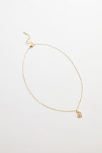 Gold-Plated Necklace with Pearls in Heart Shaped Shell Design for Women