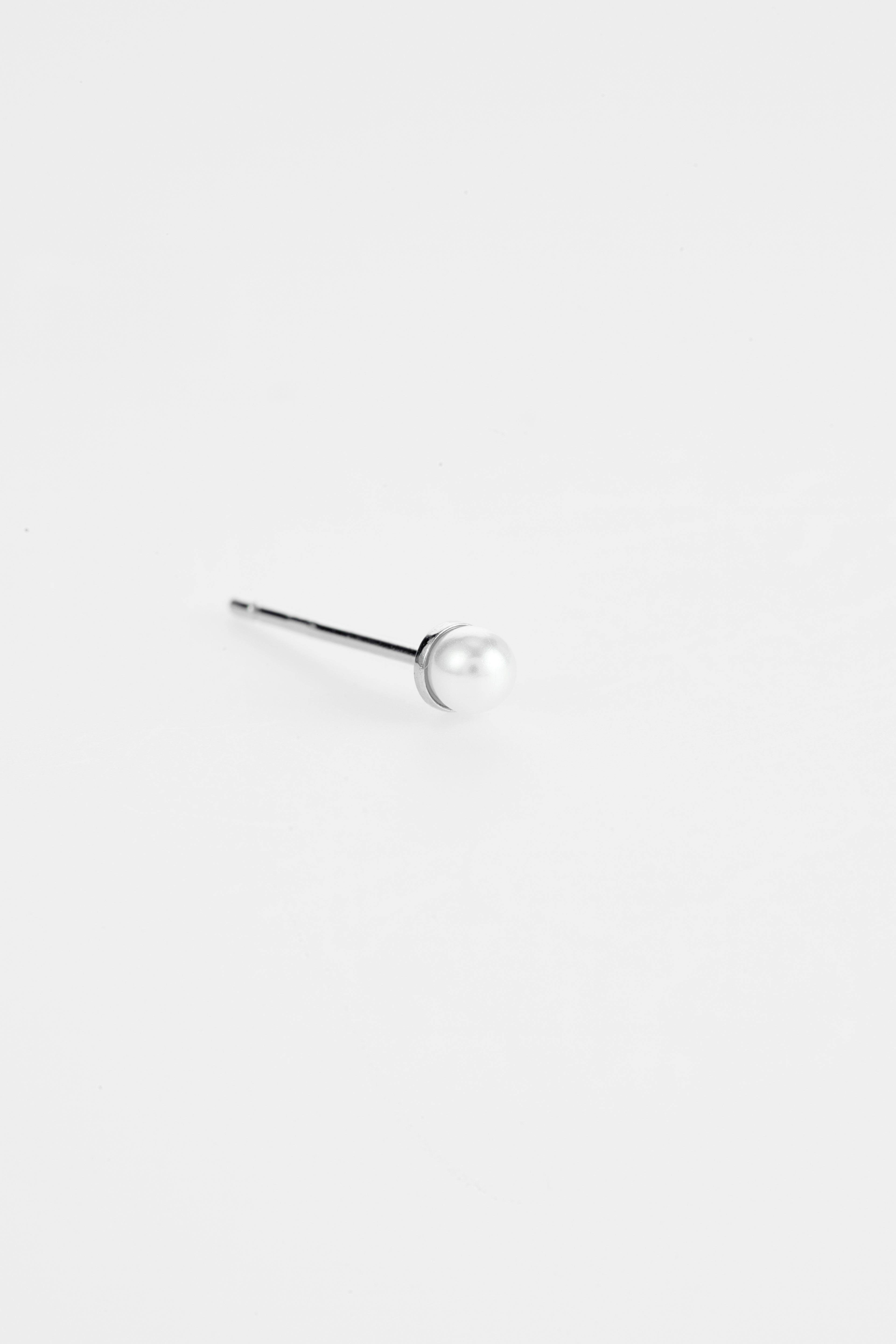 Silver-Plated CZ flowe rccent and Pearl Earrings set of 3 for Women