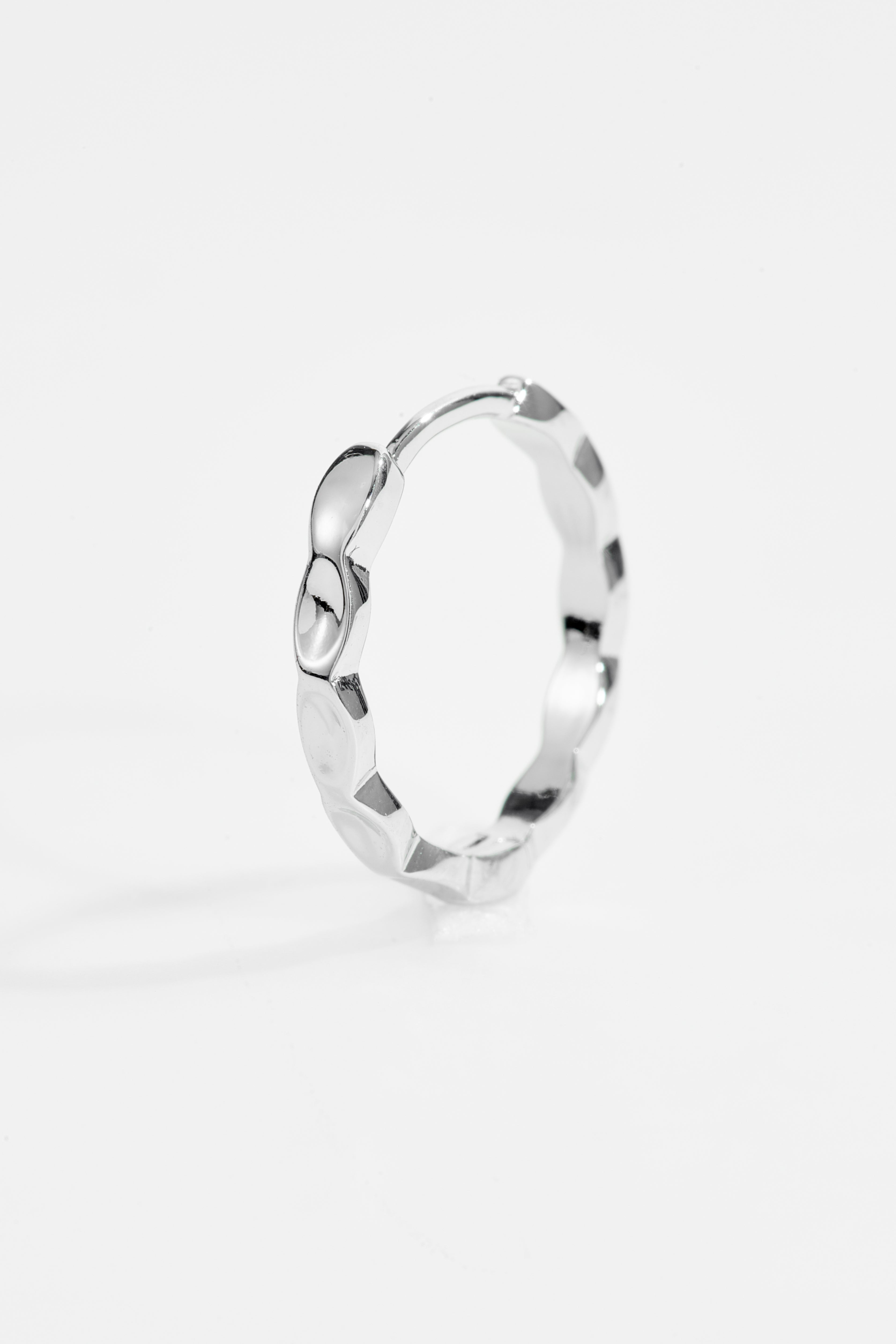 Silver-Plated Huggie Hoop Earrings for Women