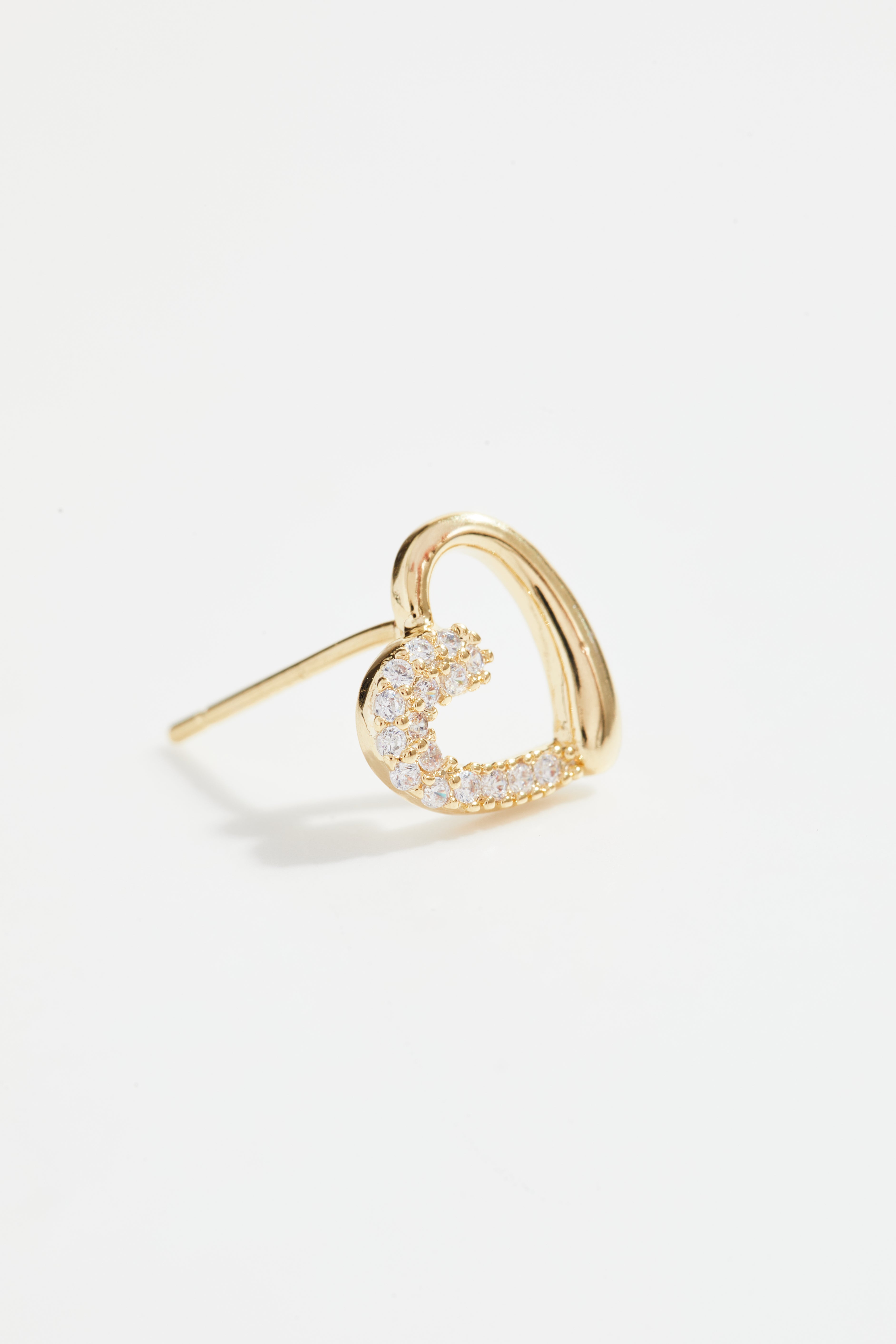 Gold-Plated Heart Necklace and Earring set for Women