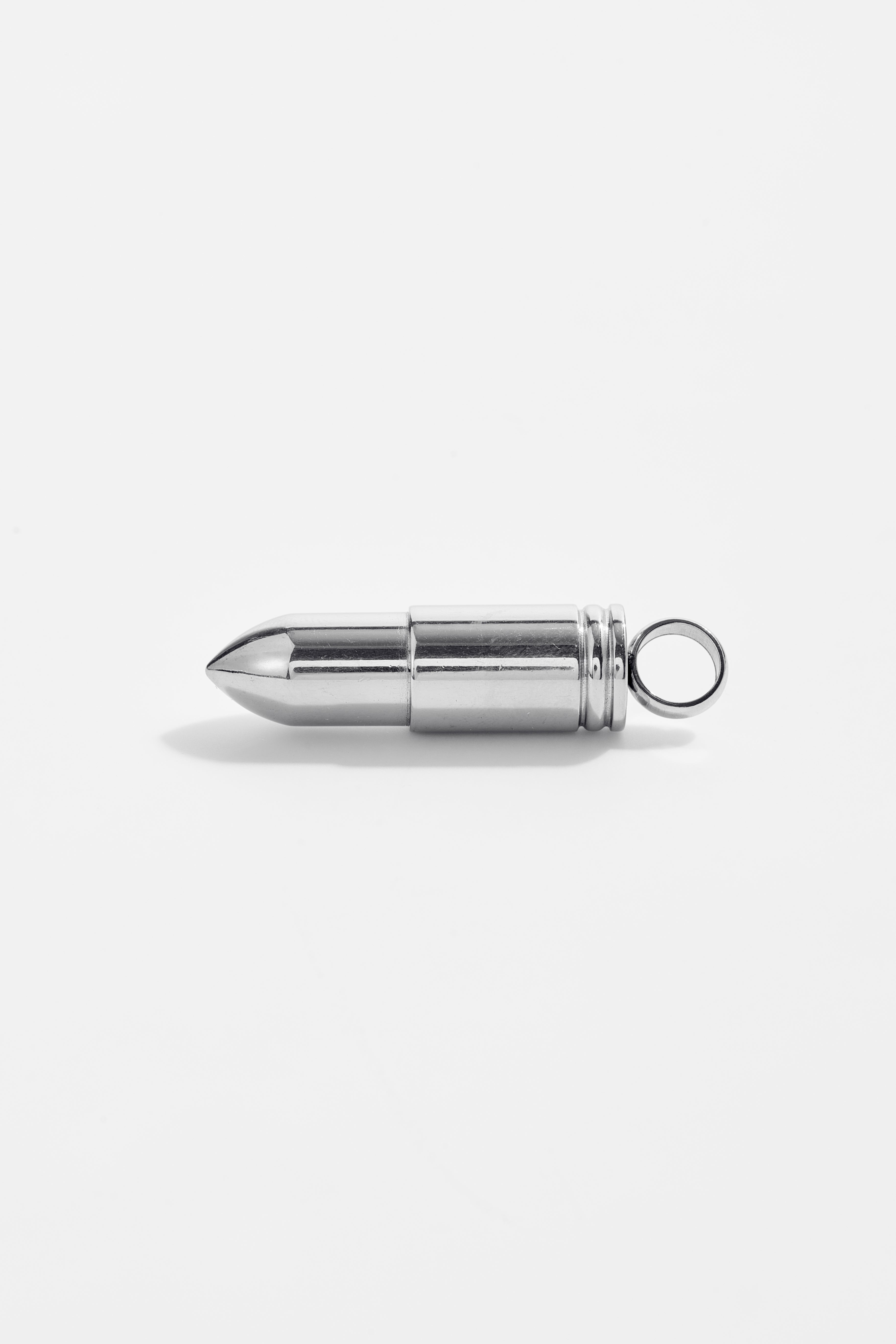 Bullet-shaped container pendant