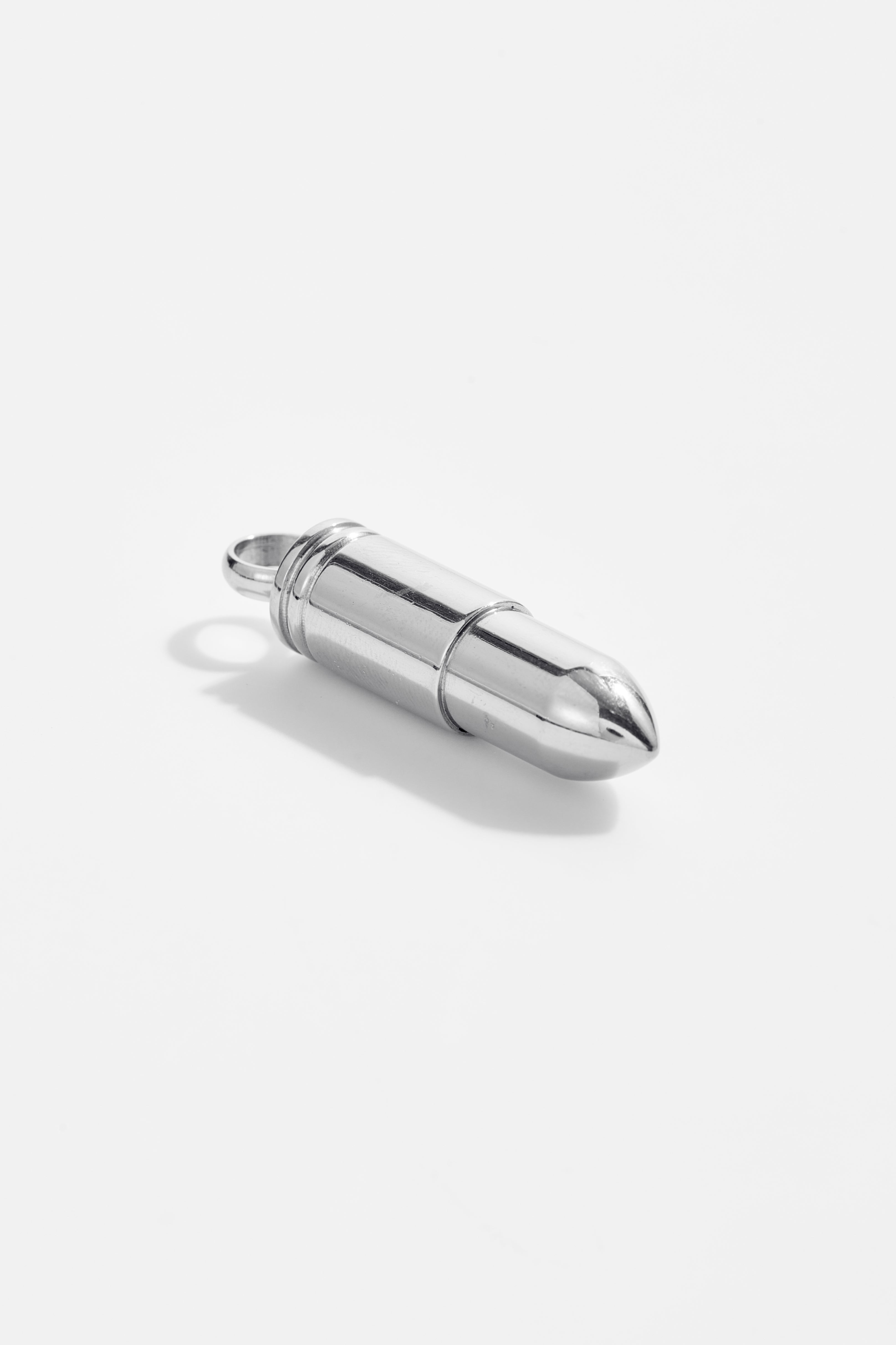 Bullet-shaped container pendant
