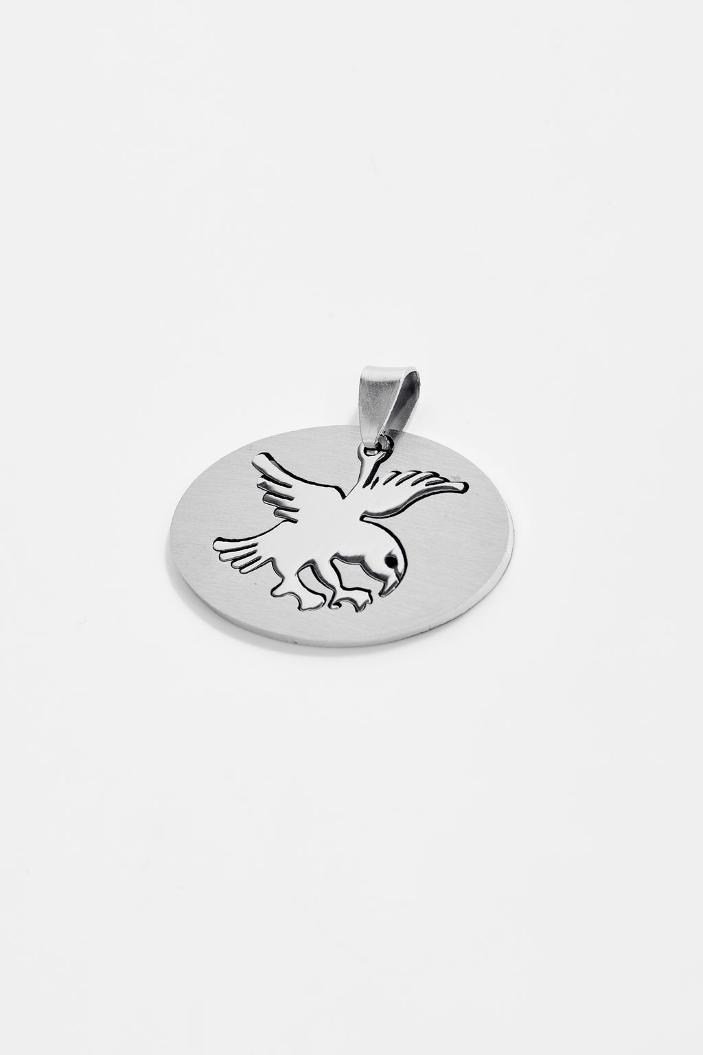 Silver eagle pendant