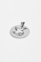 Silver eagle pendant