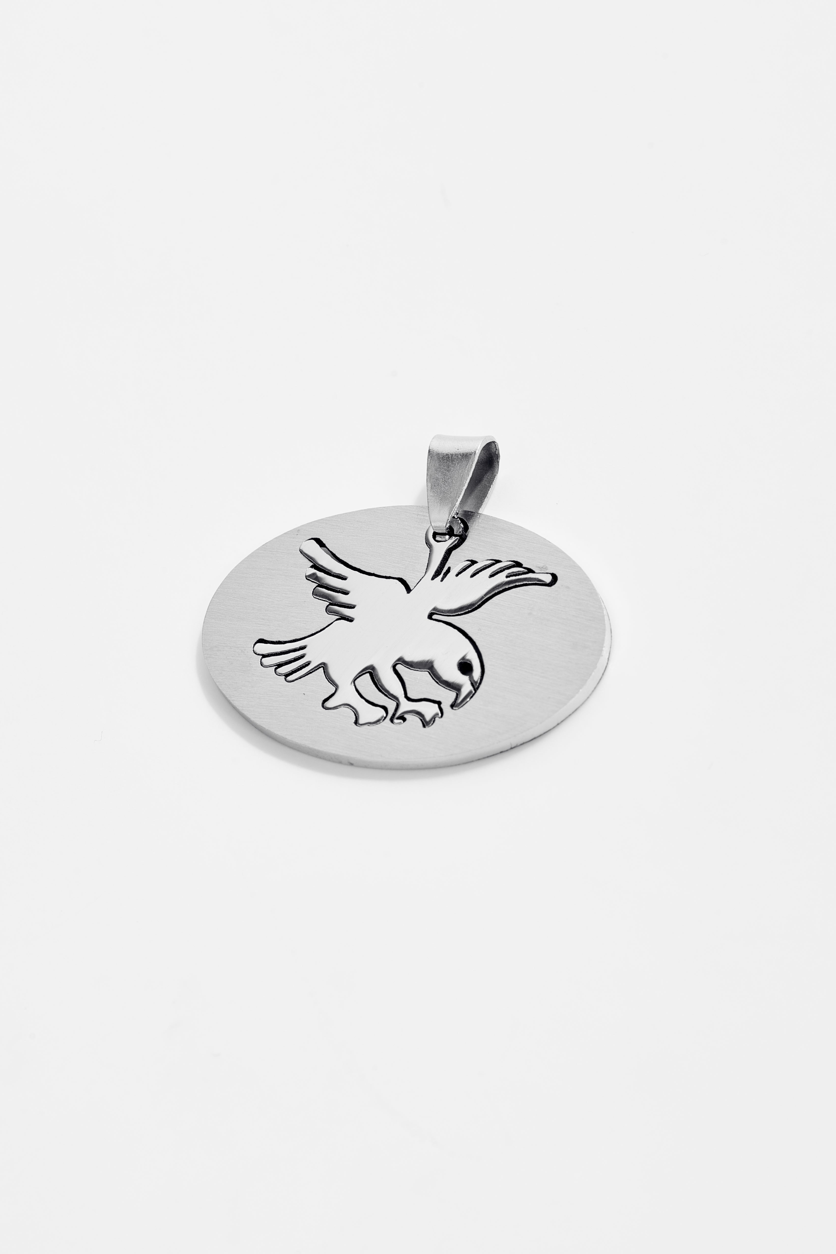 Silver eagle pendant