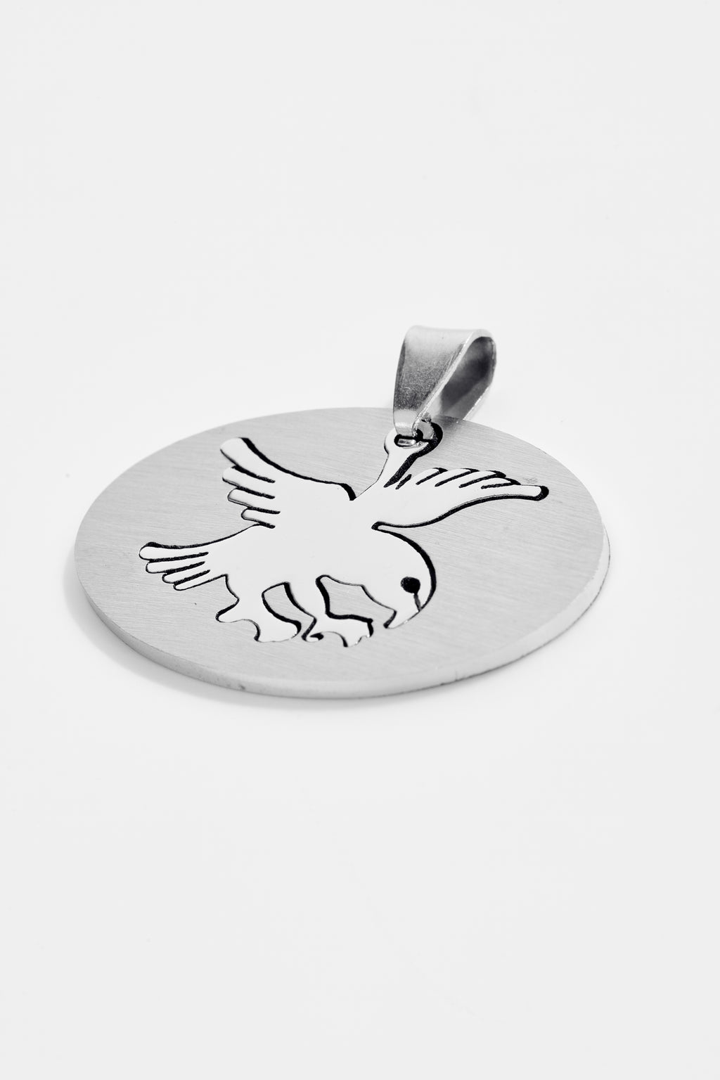 Silver eagle pendant