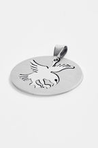 Silver eagle pendant