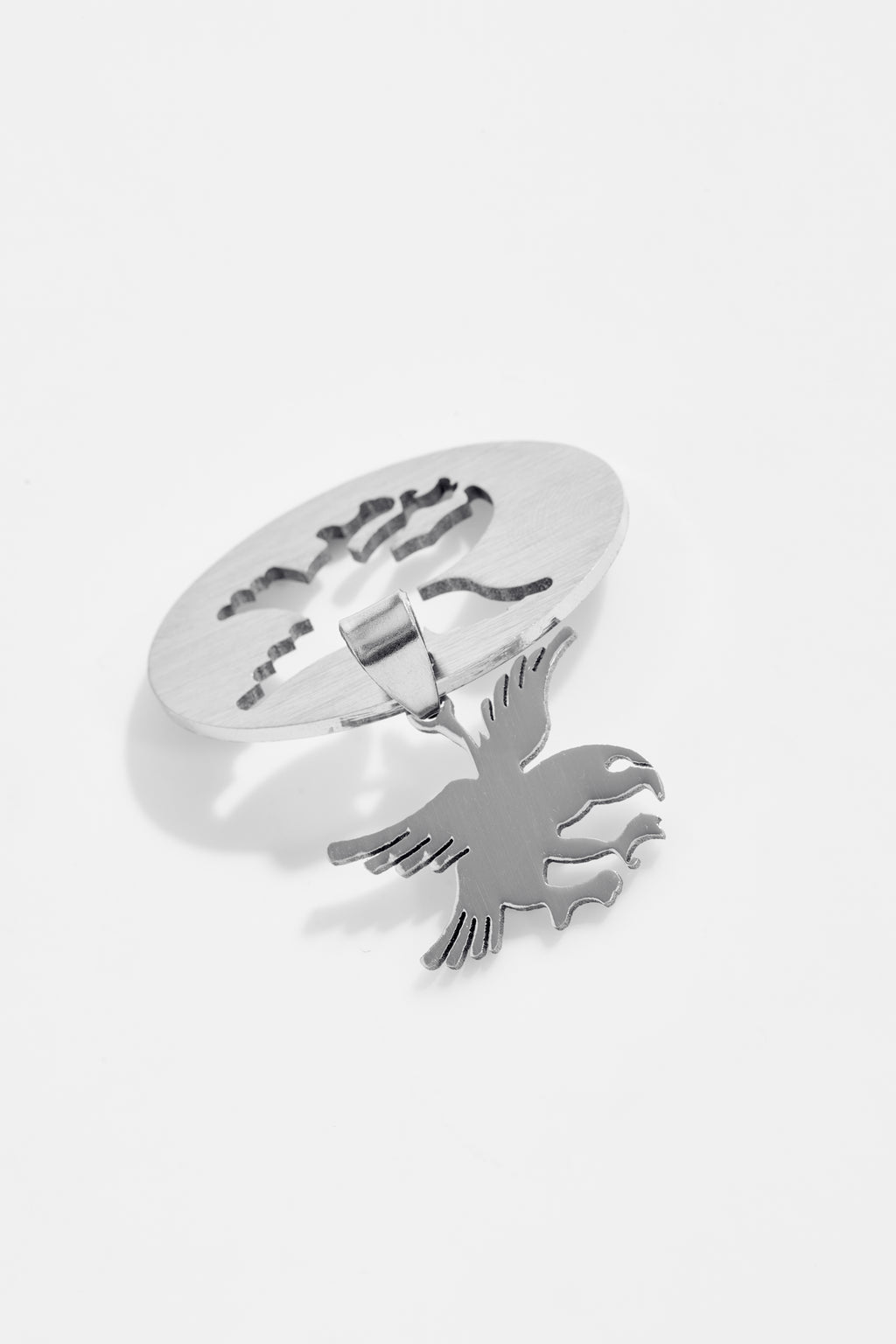 Silver eagle pendant