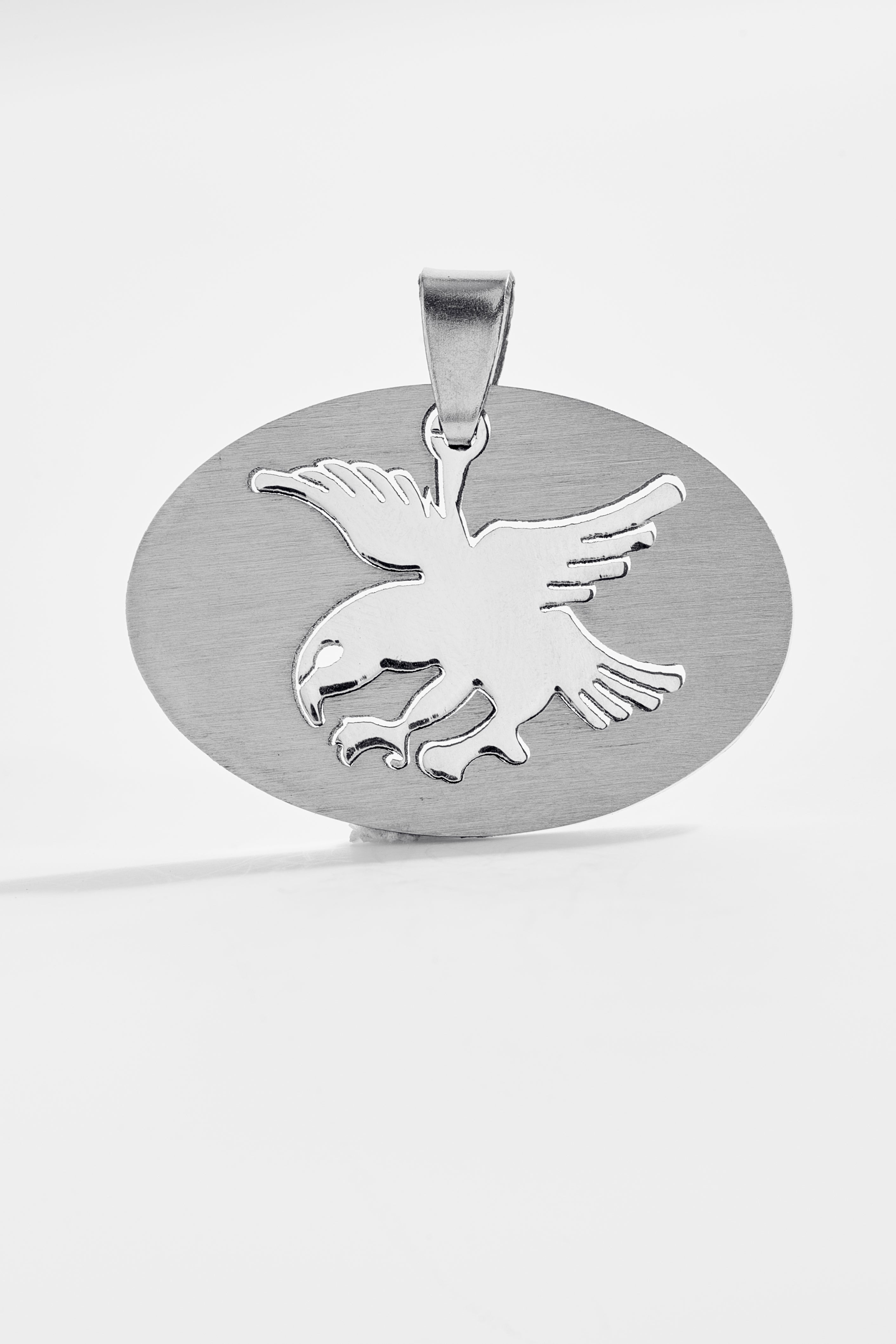 Silver eagle pendant