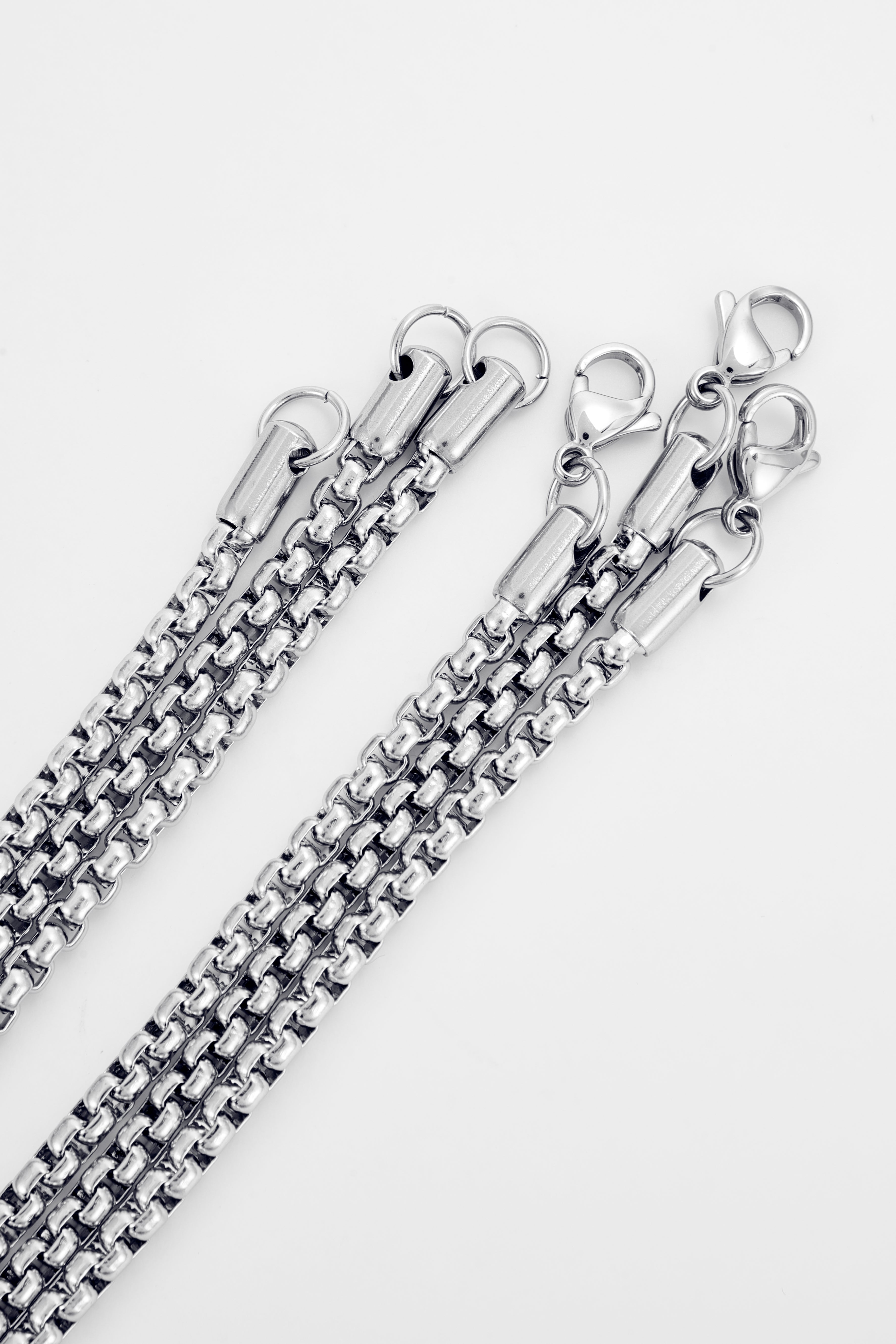 Sterling silver box chain for Men