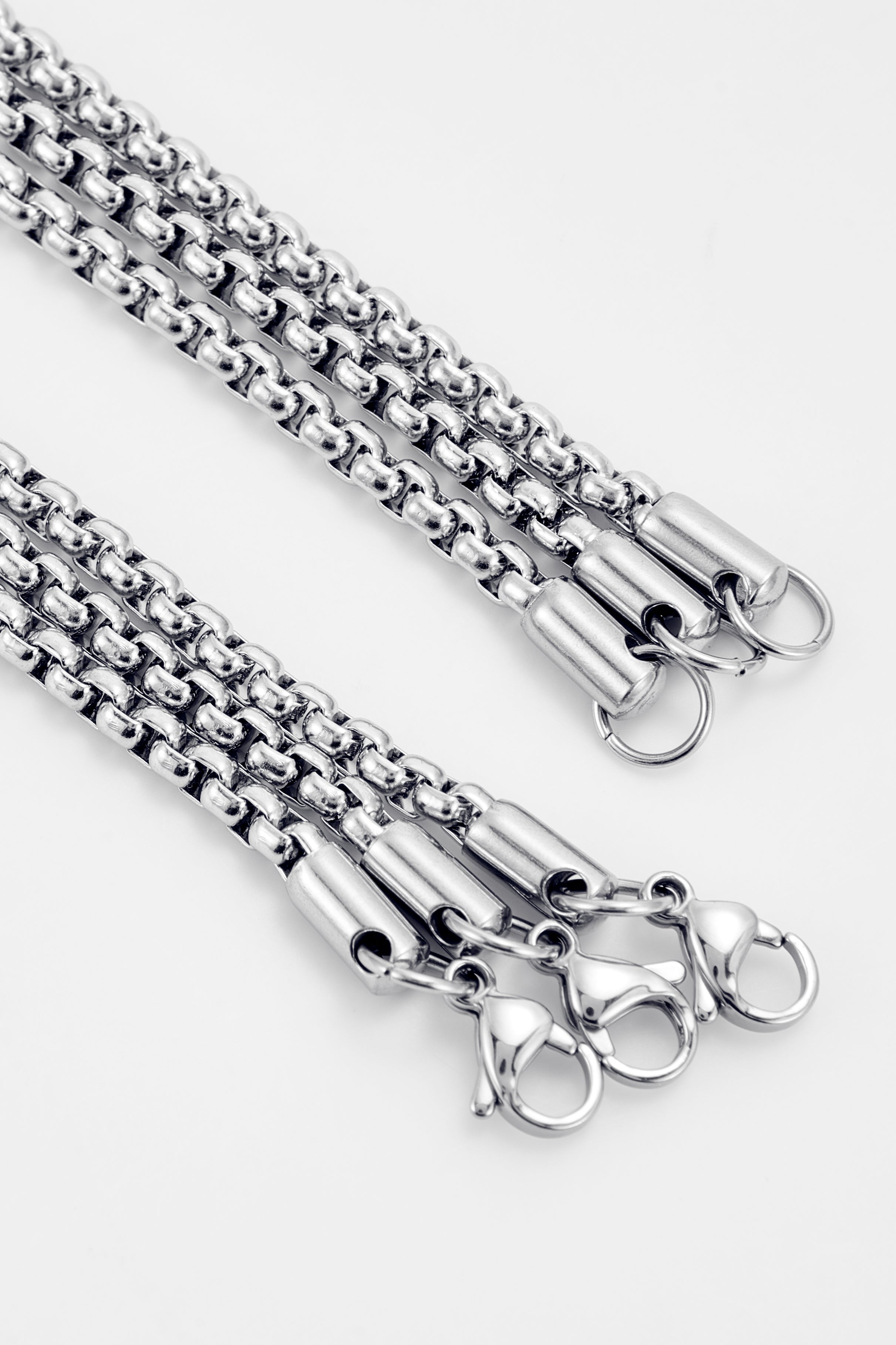 Sterling silver box chain for Men