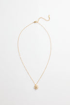 Gold-Plated Single Flower Pendant necklace for Women