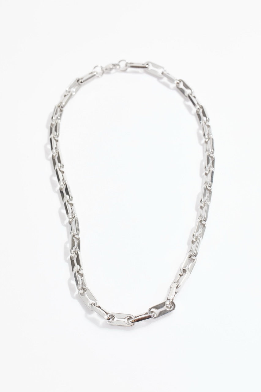 Sterling silver paperclip chain for Men