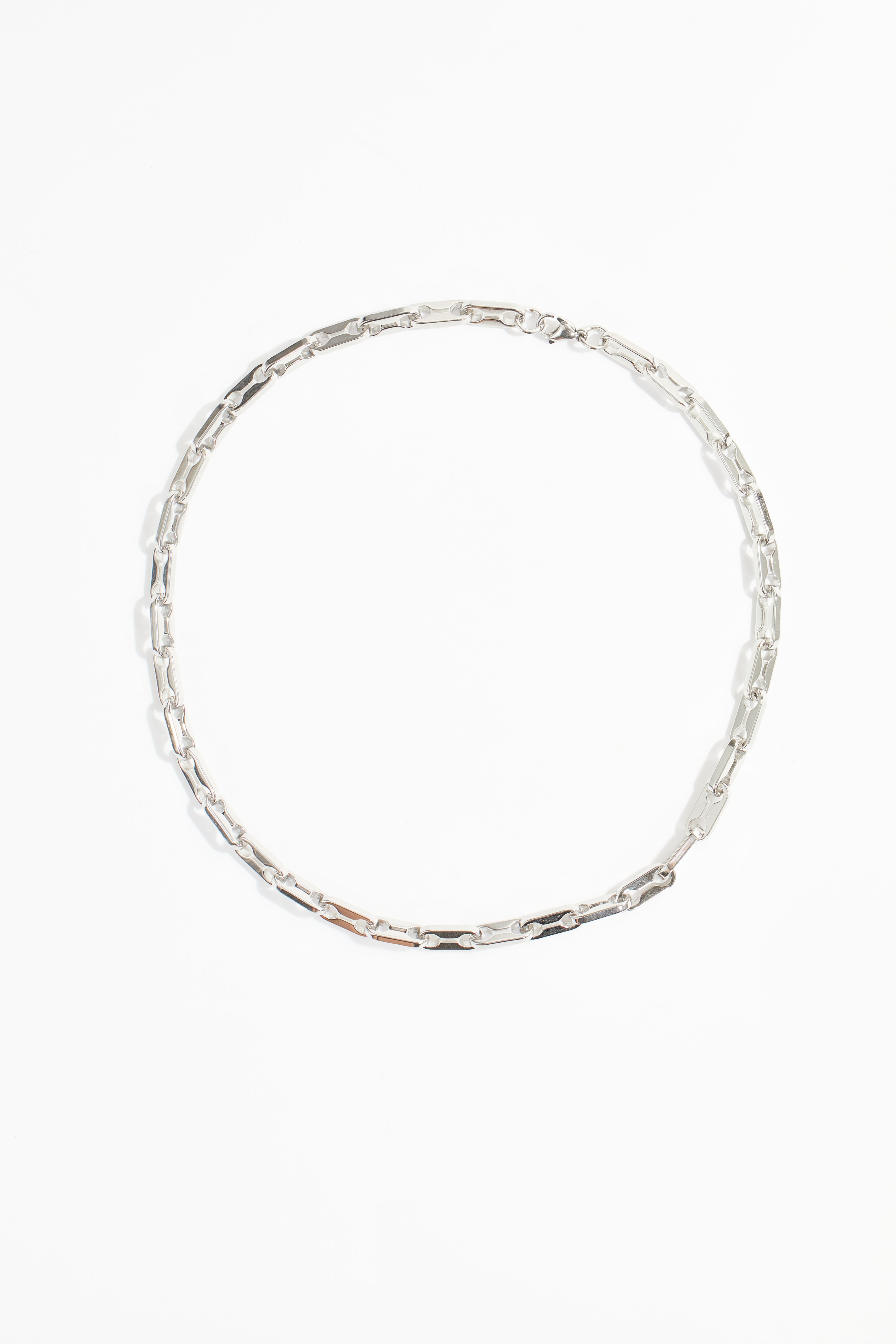 Sterling silver paperclip chain for Men