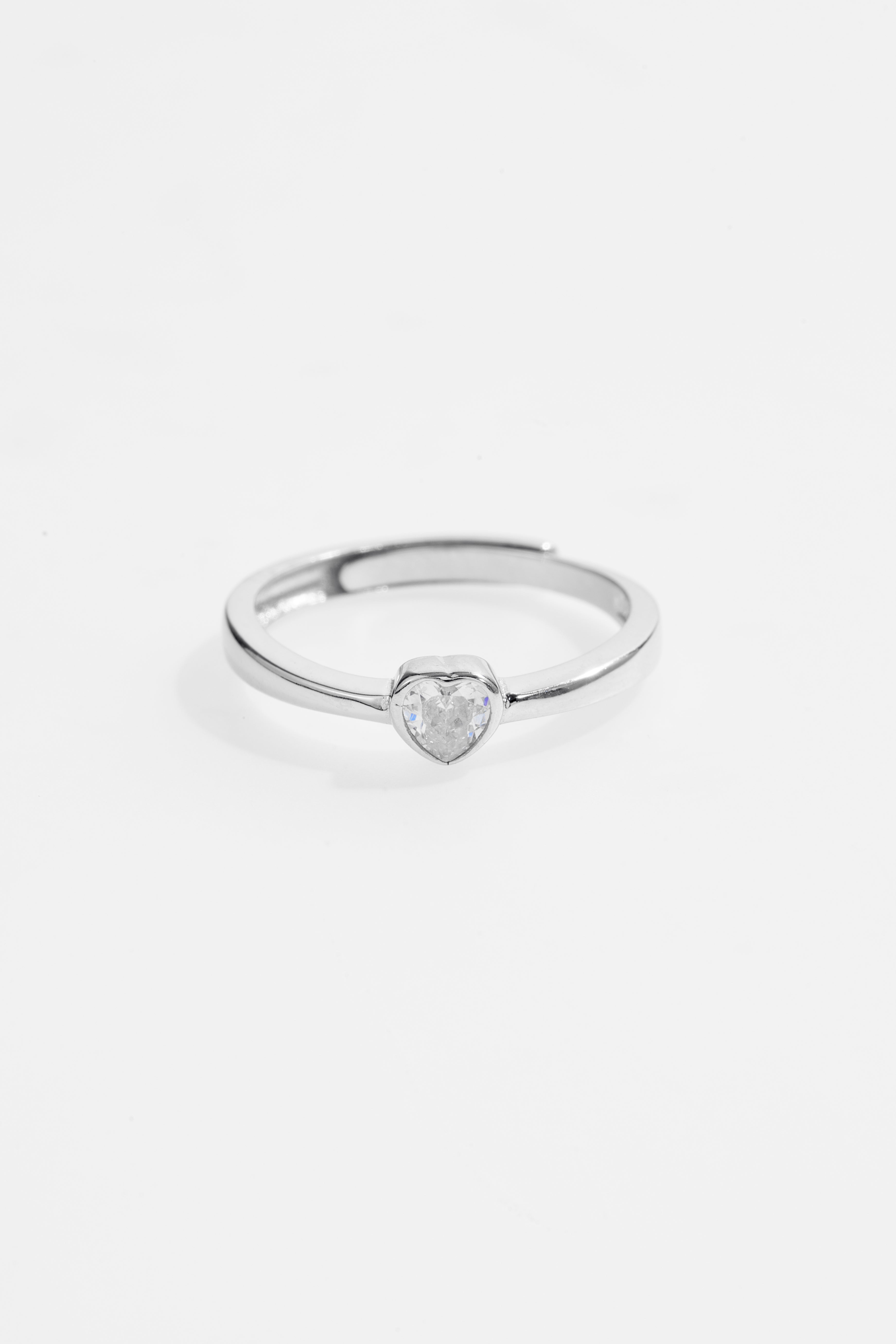 Heart Stone Simple Ring for Women