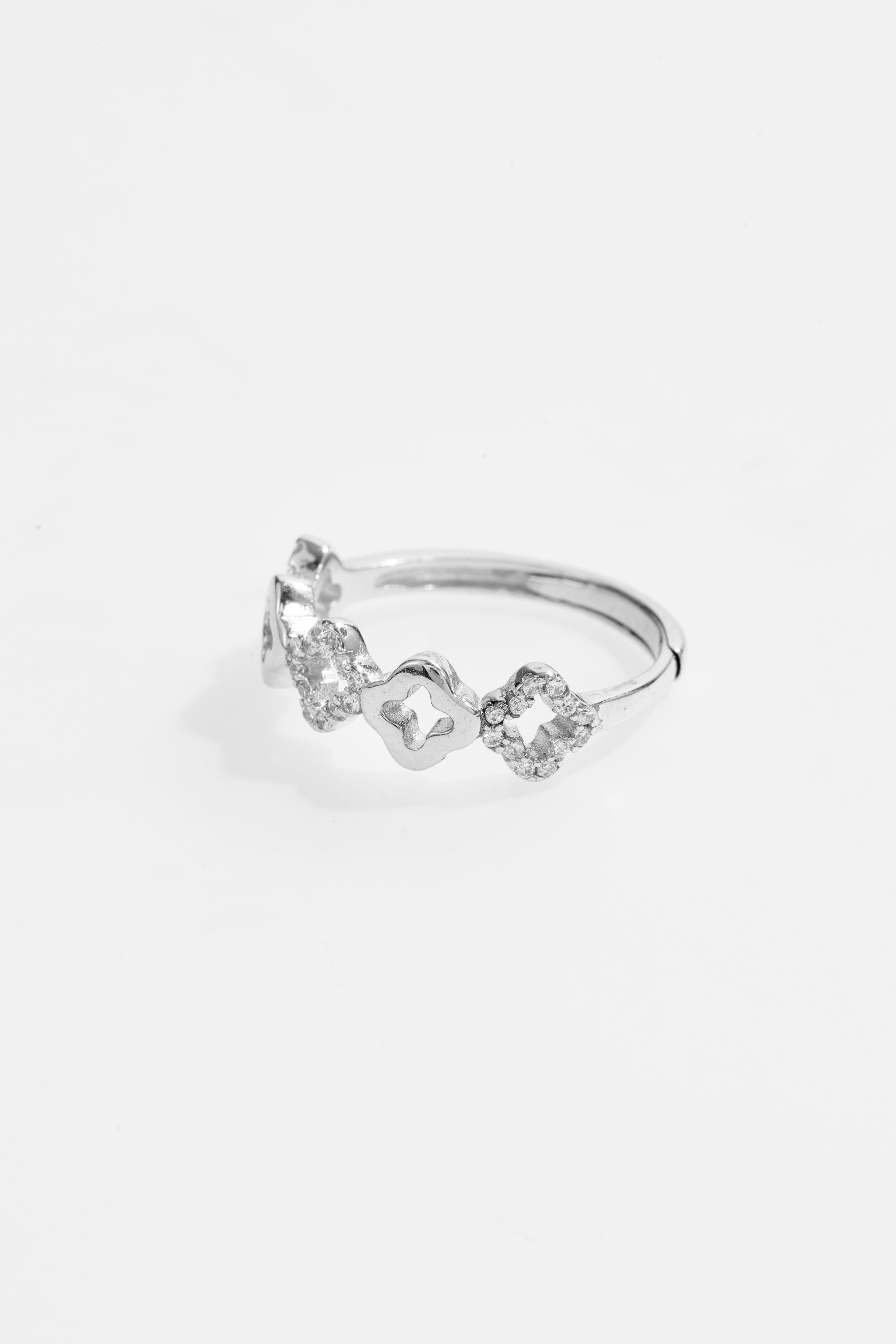 Multi-clover design Adjustable Ring for Women